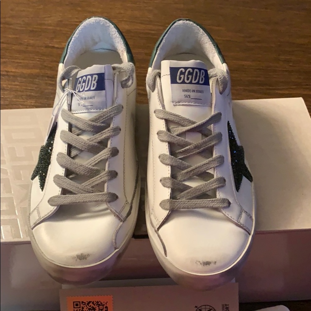 Golden Goose Glitter Superstar Sneakers - Picture 6 of 9